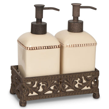 Rume Double Soap and Lotion Dispenser